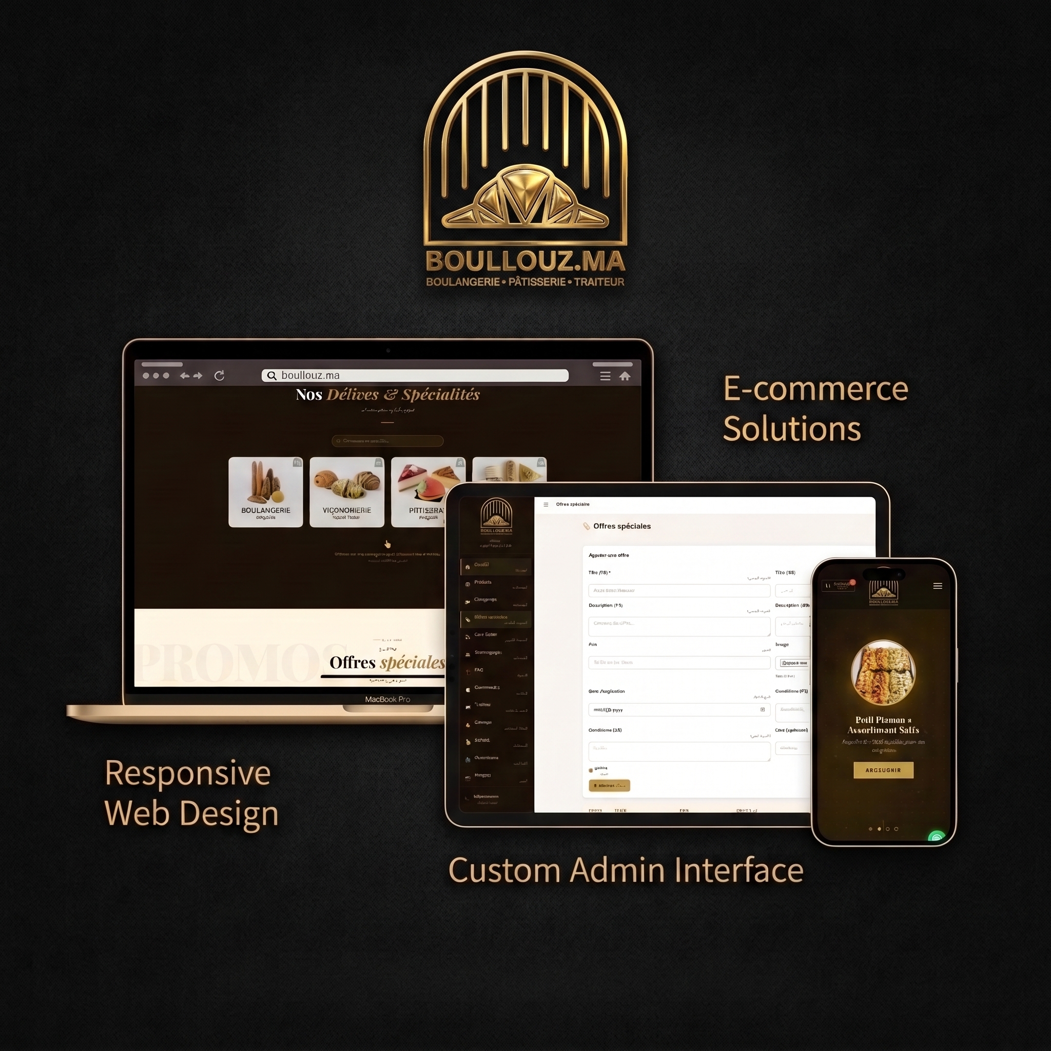 Boullouz — Site E-commerce Boulangerie & Pâtisserie