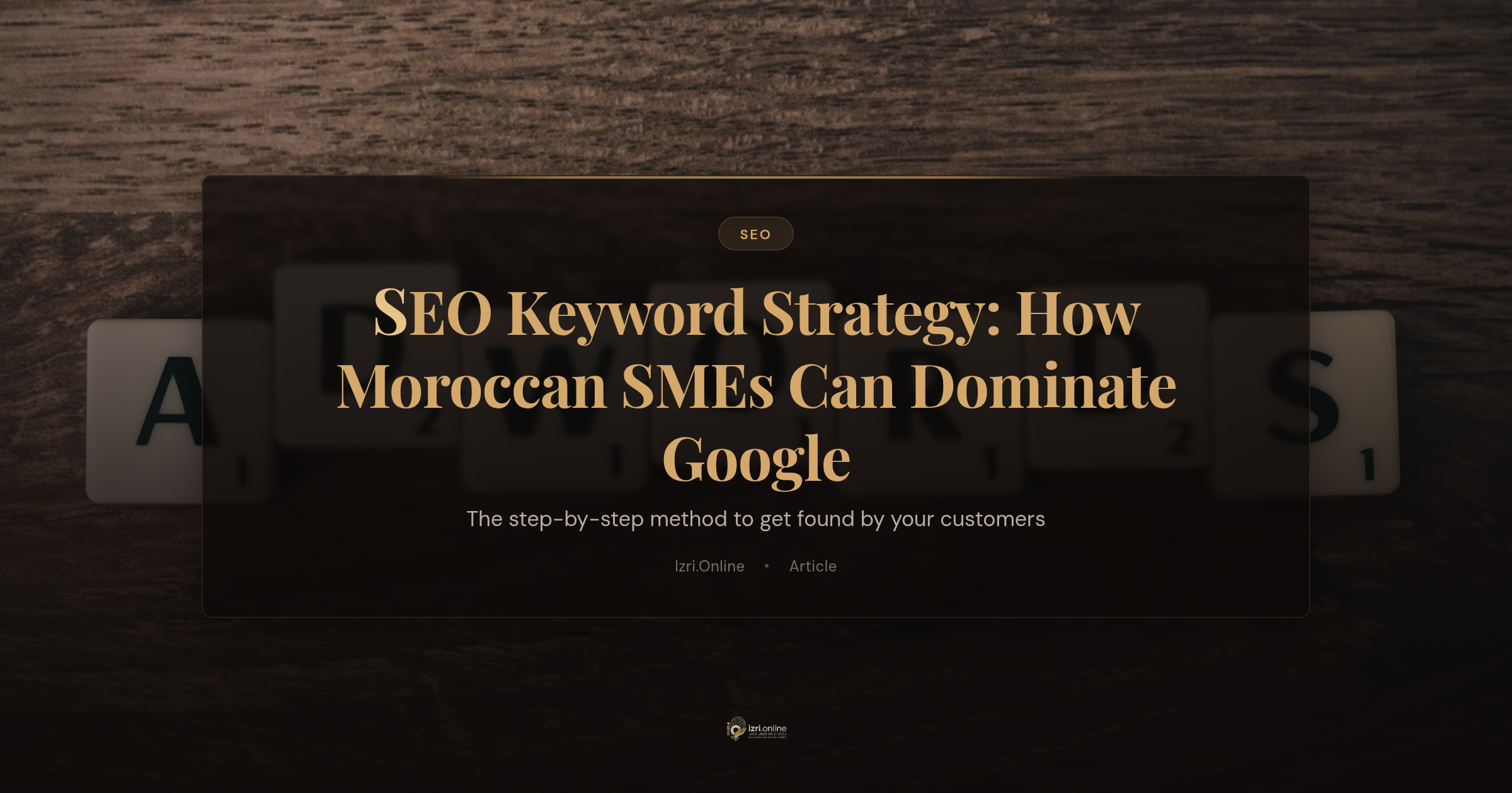 SEO Keyword Strategy: How Moroccan SMEs Can Dominate Google