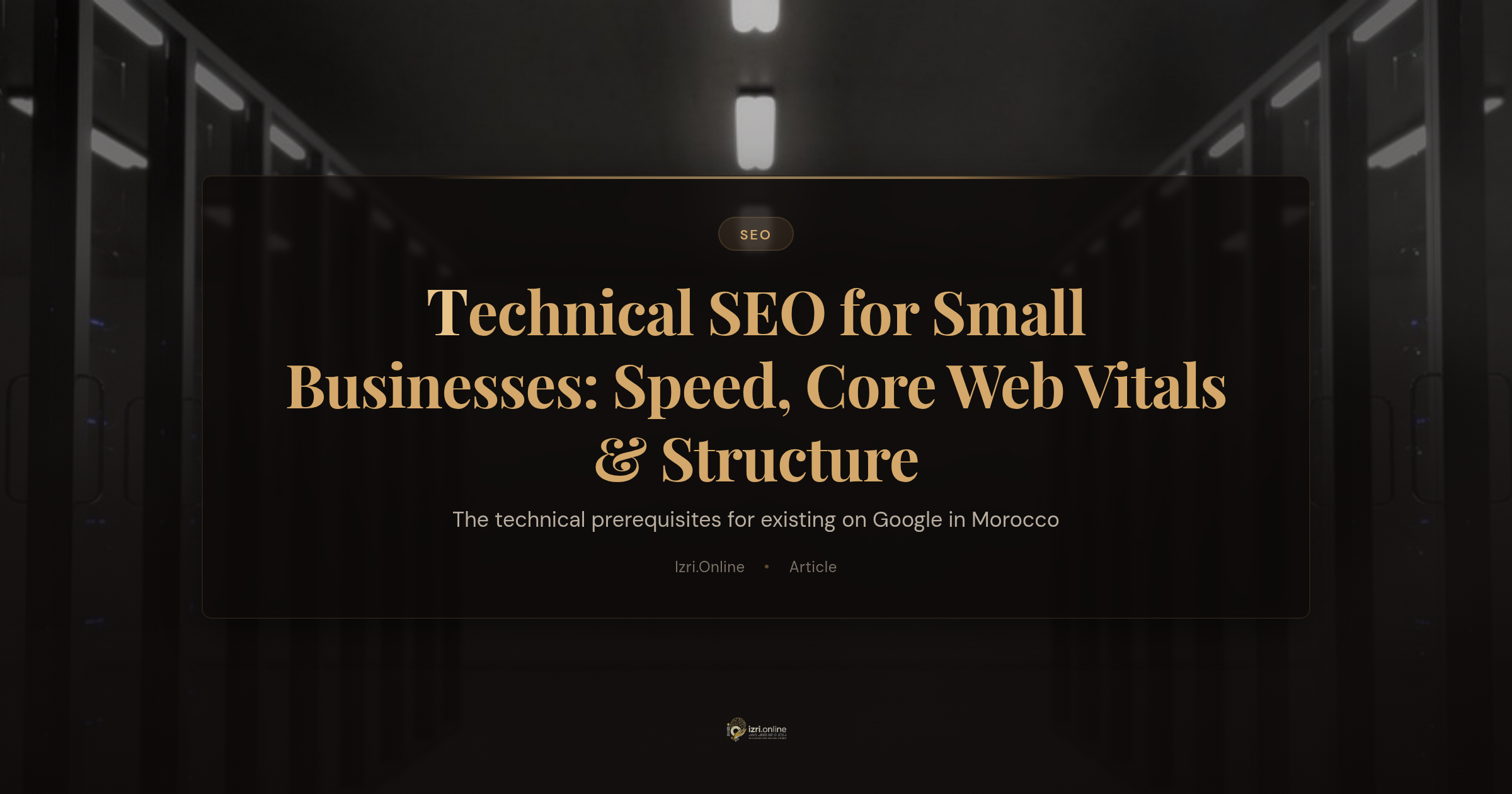Technical SEO for Small Businesses: Speed, Core Web Vitals & Site Structure