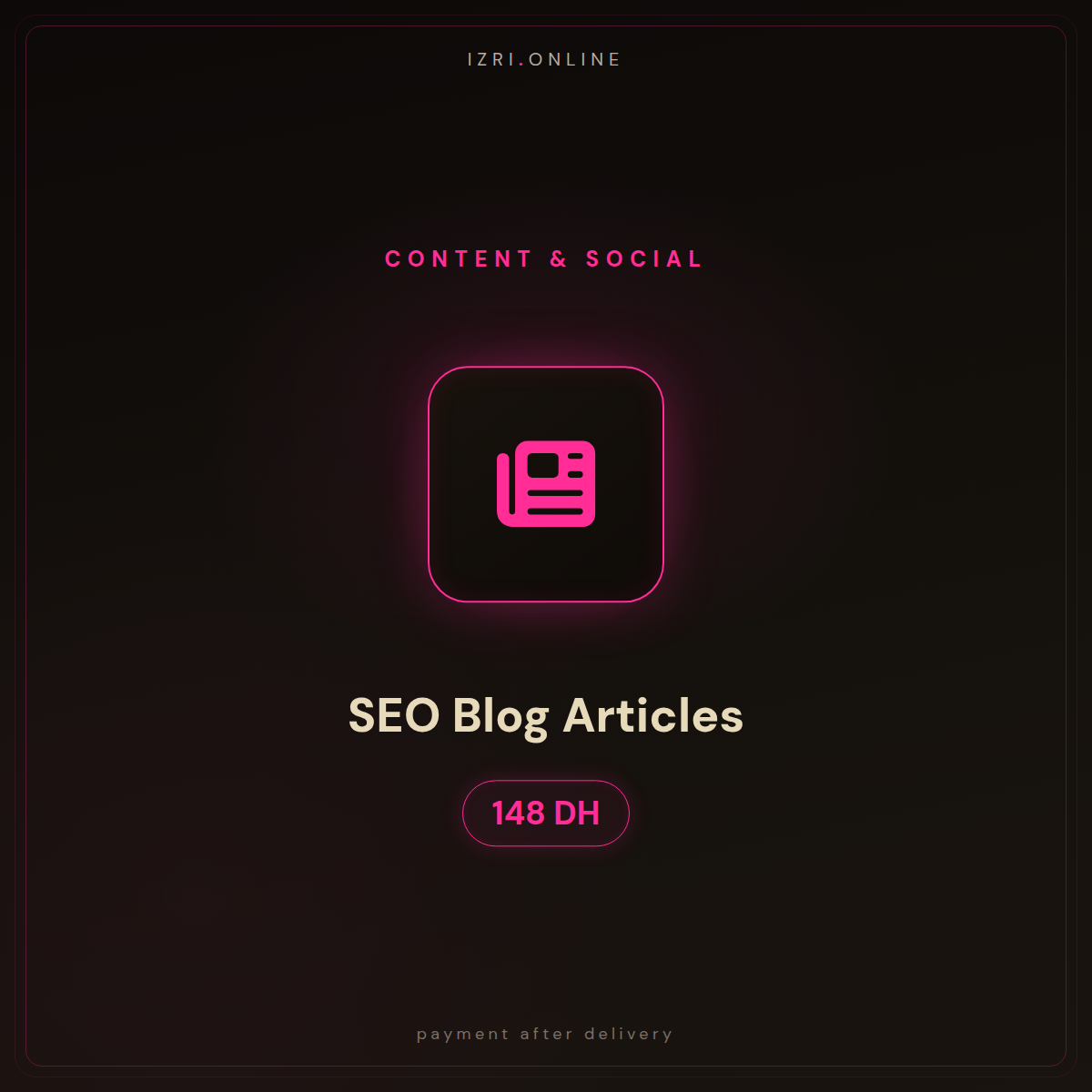 3 blog articles optimized for Google