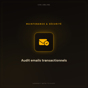 Vos emails de commande (facture, confirmation) enfin livrés