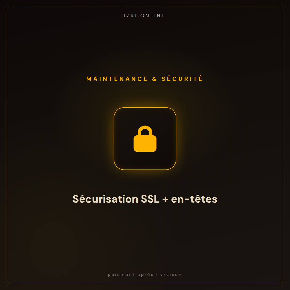 Passage en HTTPS sécurisé : le cadenas visible