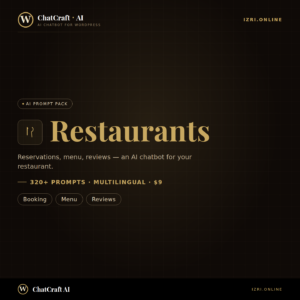 Pack de Prompts IA — Restaurants (320+)