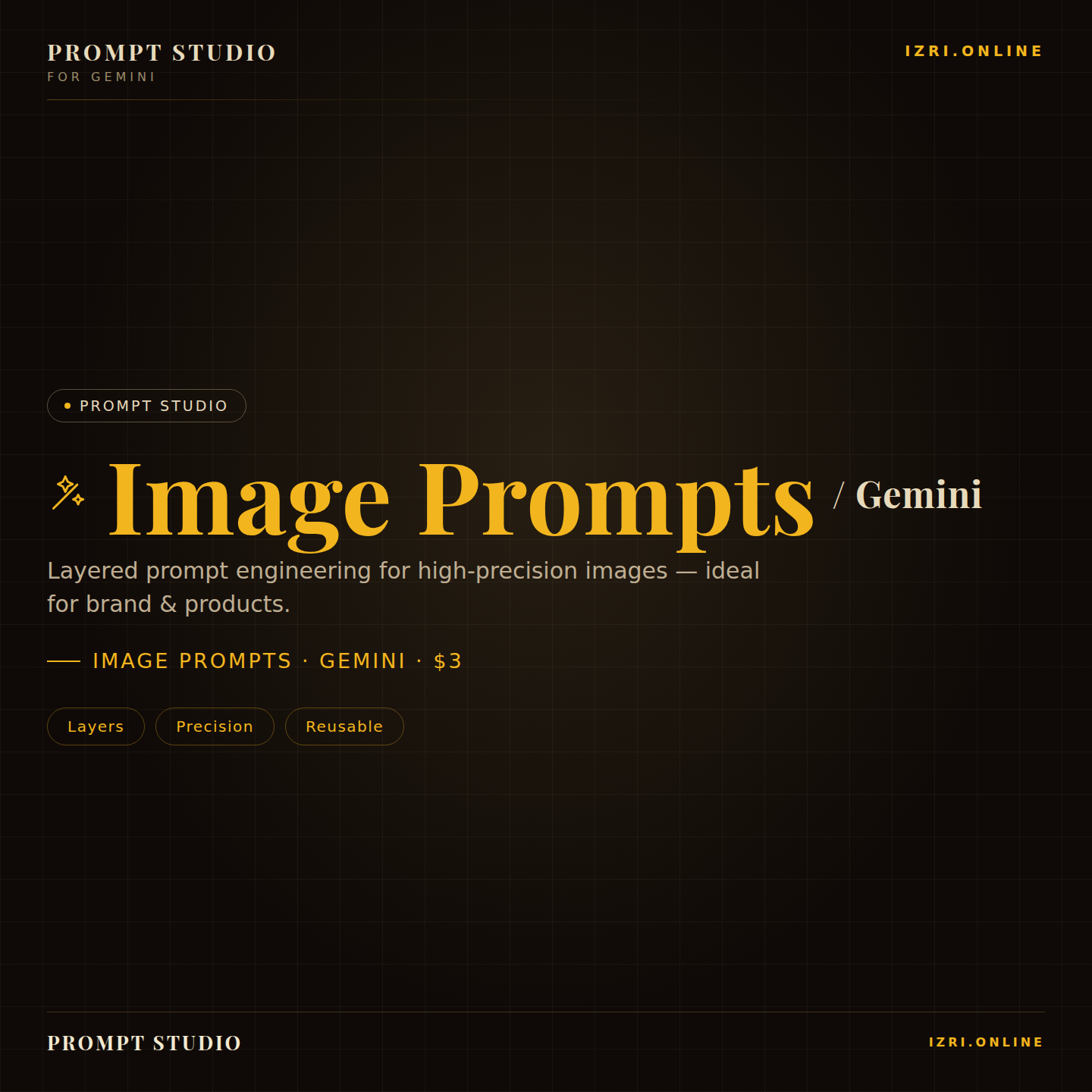 Prompt Studio for Gemini: create precise images (downloadable tool)